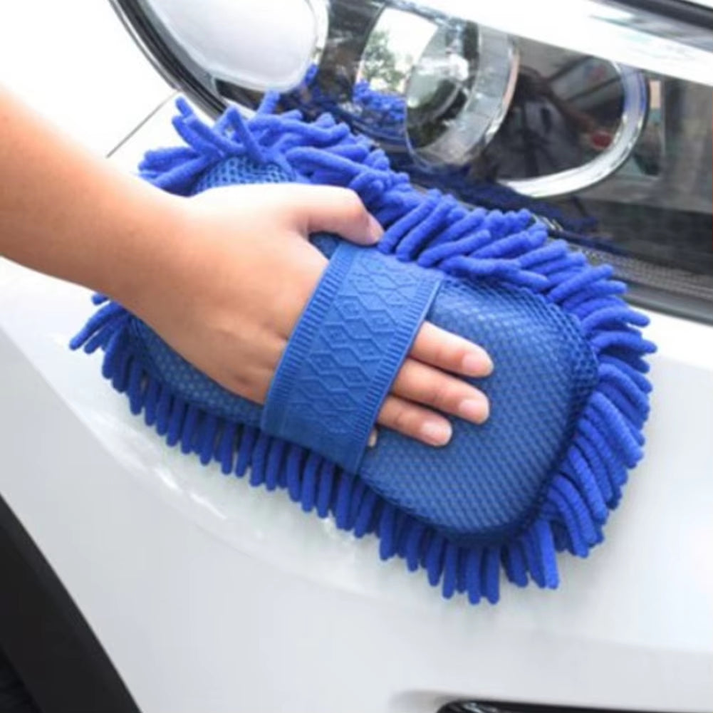 CarGlow™ Premium Microfiber Car Wash Mitt – Ultra Soft & Efficient