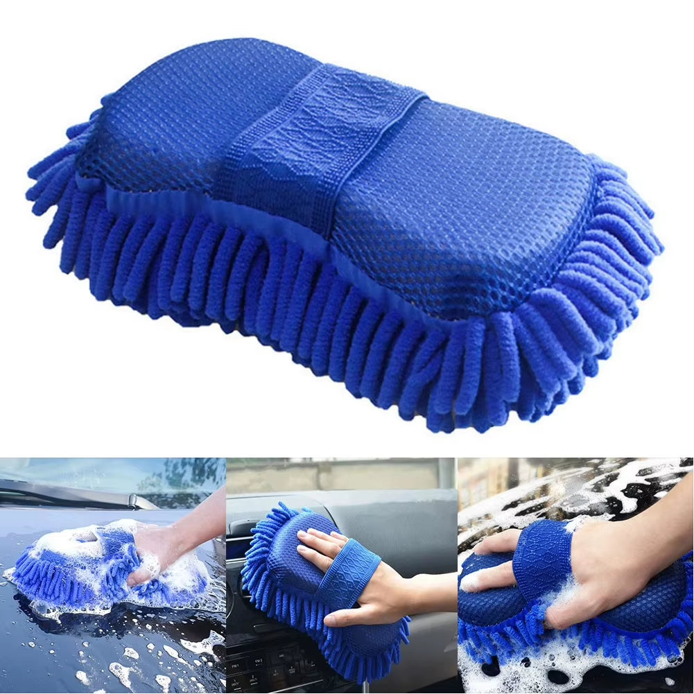 CarGlow™ Premium Microfiber Car Wash Mitt – Ultra Soft & Efficient